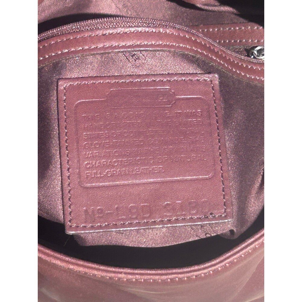 Vintage Coach 9180 Mahogany Leather Shoulder Bag Made in USA - Picture 2 of 12